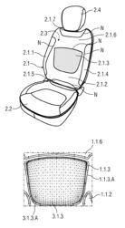 Method and device for arranging graphical design elements on a seat cover of a vehicle seat