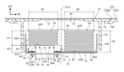 Front passenger seat airbag device