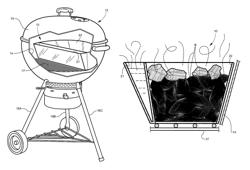 Barbecue grill accessory and method for preparing food