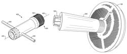 Grinder plate and tool for removal and installation thereof