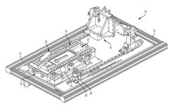 NMR sensor device for the analysis of fluid distribution in absorbent articles