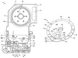 Loosefill insulation blowing machine hose outlet plate assembly