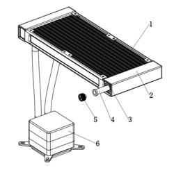 Shrinking Device for Liquid Cooling System and the Liquid Cooling System Having the Same