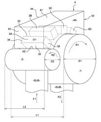 FACILITY FOR TREATING THE SURFACE OF A MOVING SUBSTRATE IN A CONTROLLED ATMOSPHERE, AND METHOD FOR DEFINING THE SIZE THEREOF