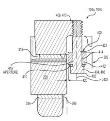 Track Pin and Bushing Retention Design for a Track Chain