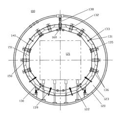 High temperature vacuum furnace hot zone with improved thermal efficiency