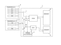 System and method for processing interrupts by processors of a microcontroller in a low-power mode