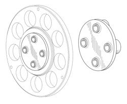 Driver disc cushion mount for a floor grinder or sander