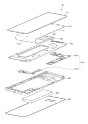 MOUNTING STRUCTURE FOR MODULE IN ELECTRONIC DEVICE