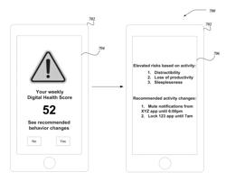 User health management for mobile devices