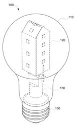 LED BULB WITH GLASS ENVELOPE