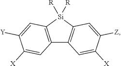 DIBENZO[D,B]SILOLE-BASED REACTIVE MESOGENS