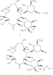 Method and intermediate for preparing tulathromycin