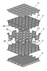 Multiple support wall structure