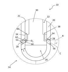 Variable spray angle injector arrangement