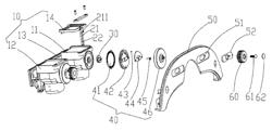 Mechanism for head mounted display that simultaneously adjusts diopter and interpupillary distances using a single knob assembly