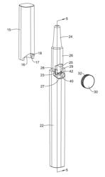 WHEEL ACTUATED COSMETIC STICK