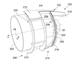 TURBOFAN COMPRISING A SERIES OF ROTATABLE BLADES FOR BLOCKING OFF THE BYPASS FLOW DUCT