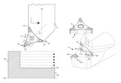 Method to machine a metal work piece by turning