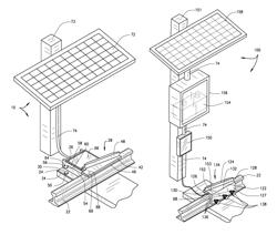 Train derailer placement warning device