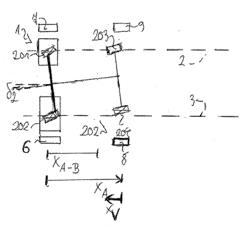 METHOD FOR DETERMINING PARAMETERS OF THE VEHICLE GEOMETRY OF WHEELS OF A NON-ARTICULATED AXIS, USE OF THE METHOD, TEST STAND FOR A VEHICLE AND MEASURING UNIT