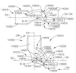 Surgical instruments with multiple link articulation arrangements