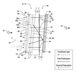 Display system with phase oriented reflective control