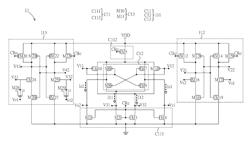 Comparator and analog-to-digital converter applied with dynamic current correlating circuit