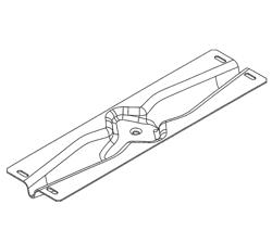 Panel rail saddle device for solar module