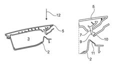 LOCKING MECHANISM FOR A STORAGE COMPARTMENT WITH A LID AND A STORAGE COMPARTMENT WITH SUCH A LOCKING MECHANISM