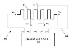 GAS SENSOR WITH A CONFIGURABLE HEATING ELEMENT, AND METHODS EXPLOITING THE CONFIGURABILITY