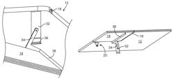 Droppable keyboard and mouse platform