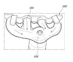 Exhaust manifold and method of coating the same