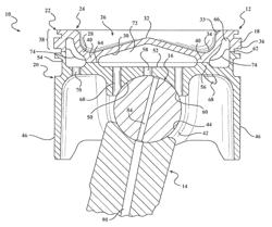 Reduced compression height dual gallery piston, piston assembly therewith and methods of construction thereof