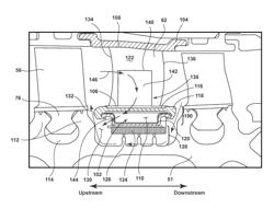 Gas turbine engine with vane having a cooling inlet