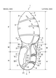 Sole structure for shoes and shoe with the sole structure