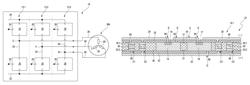 Printed circuit board element with integrated electronic switching element, power converter and method for producing a printed circuit board element