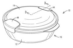 MICROWAVE REHEATING CONTAINER