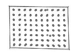 METHOD FOR PRINTING A VARYING PATTERN OF LANDING ZONES ON A SUBSTRATE BY MEANS OF INK-JET PRINTING