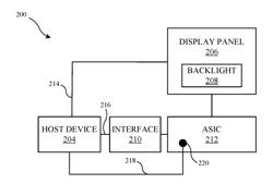 LOW POWER DISPLAY ON MODE FOR A DISPLAY DEVICE