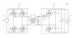 Power conversion circuit for photovoltaic power generation with high efficiency over wide input voltage range