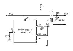 Power supply control unit and isolation type switching power supply device