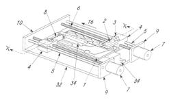 Mechanical actuator system and method of actuation of a diagnostic device therewith