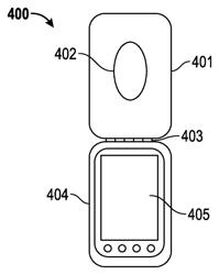 System comprising a portable switching device for use with a portable electronic device