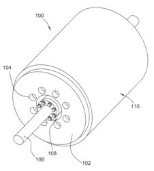 Passive buffer brush air cooling