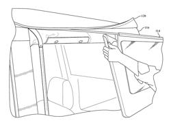 Zipper less removable windows for a folding SUV soft top