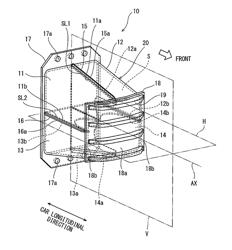 Collision energy absorbing device of railcar