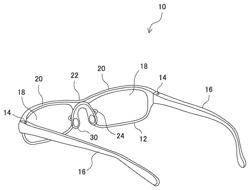 Nose pad and eyeglasses provided with the pad