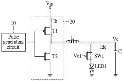 Driver circuit and driving method with low inrush current