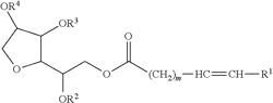 Glycitan esters of unsaturated fatty acids and their preparation